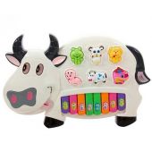 Battery Operated Cow Pianism Toy